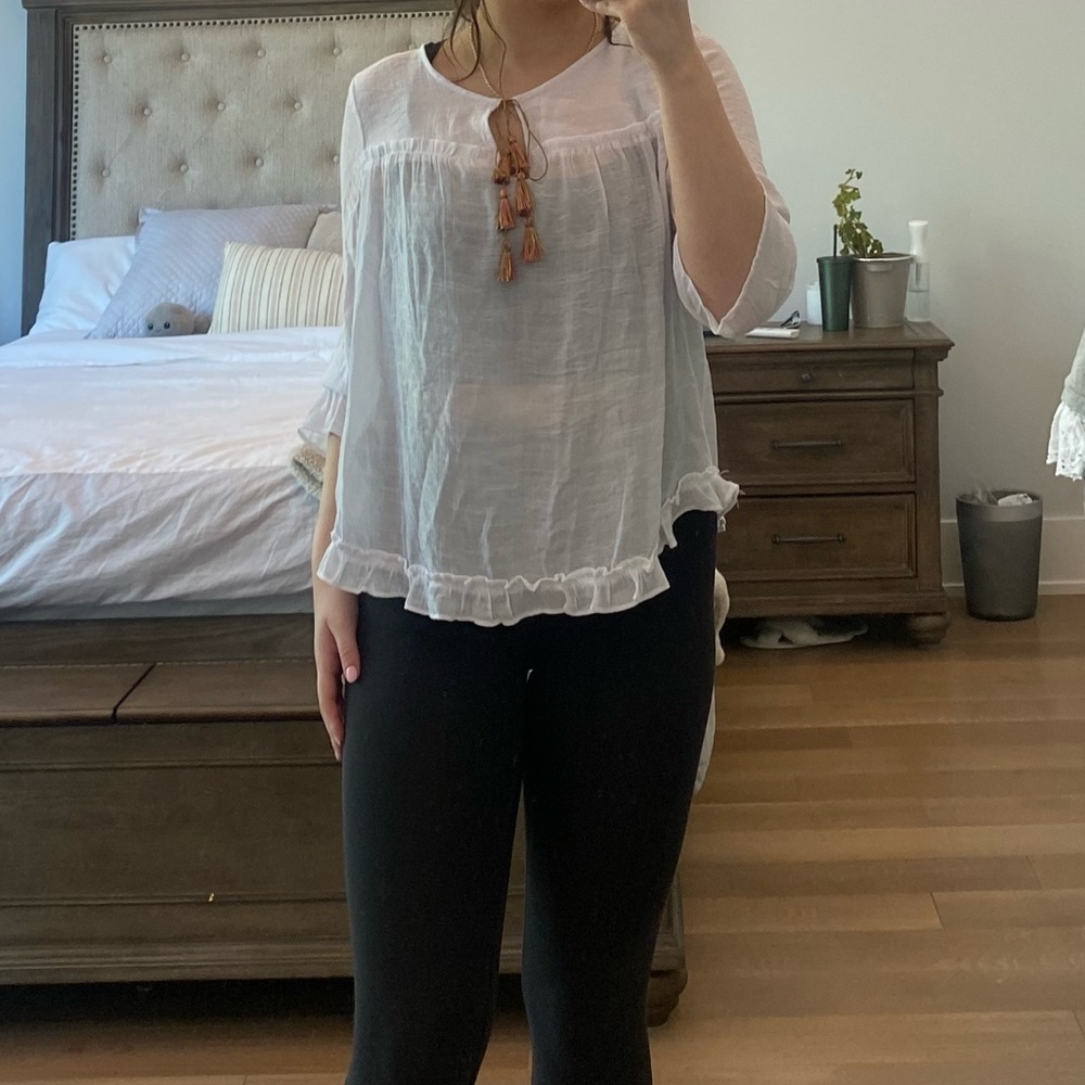 Zac & Rachel White Top